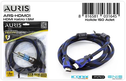 Auris HDM01 HDMİ Kablo 1.5M